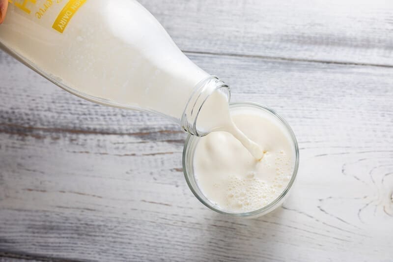 Milk Being Poured Into Glass (1)
