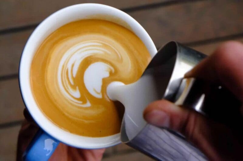 Video Of How To Make Latte Art