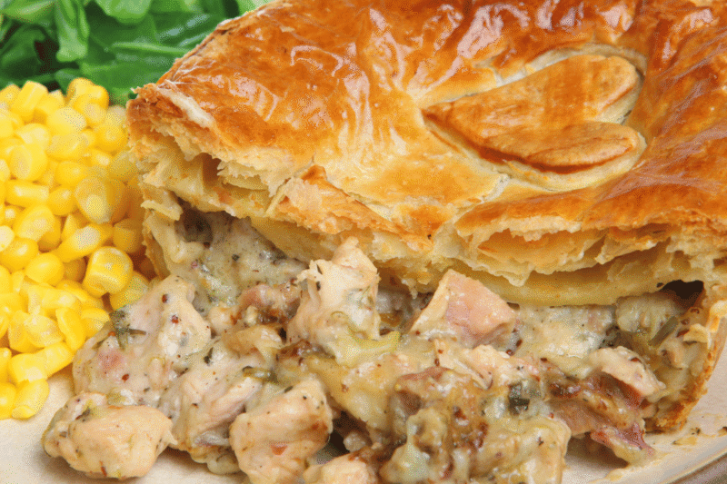 How To Make Creamy Chicken And Mushroom Pie